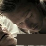 On his deathbed - textbox