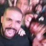 Blurry Drake shouting