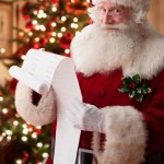 Santa Reading A List