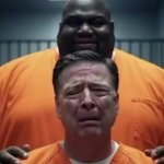 Big black man behind a guy template