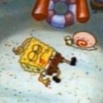 SpongeBob Laying Down