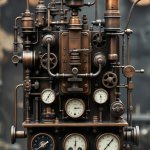 Steampunk computer