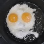 Too Hot, Hot, Hot ! | image tagged in gifs,eggs,frying,too hot | made w/ Imgflip video-to-gif maker