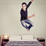 Jumping out of bed meme