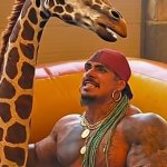 Eros Luxor and a Giraffe AI image