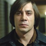 Unimpressed Anton Chigurh