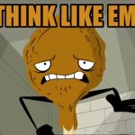 Charlie Chicken Leg Message GIF Template