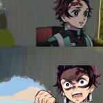 Tanjiro tells what to blank ?