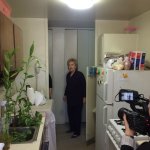 hillary walks into a working class home