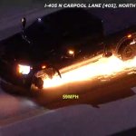 Truck Missing Wheel with Sparks