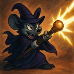 evil mouse wizard template