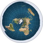 flat earth map transparent background