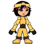 Go Go Tomago (Superhero Suit) in Hero 108 Style