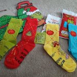 Grinch socks
