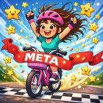 Ya casi llego...no hay edad para seguir aprendiendo y pedaleando