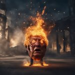 Trump panic when the b*llsh*t doesn't work any more meme