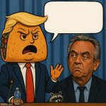 taco trump word balloon