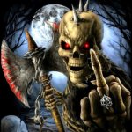 skeletal middle finger