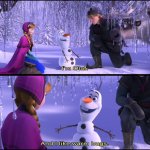 I'm Olaf and I like warm hugs