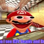 Bro STOP POSTING R34 BEAVIS AND BUTT-HEAD | Me when I see R34 Beavis and Butt-Head: | image tagged in gifs,r34,beavis,beavis and butthead | made w/ Imgflip video-to-gif maker