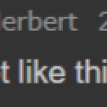 herbert does not like this