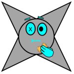 tridotron eating cookie emoji meme meme