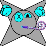 tridotron celebrating emoji meme