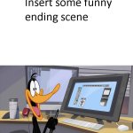 Daffy Duck Makes the Ending of Sponge Mode