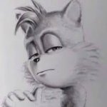 Tails drawing meme