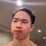 Man Eats Popypes Biscut And Then Acts Werid GIF Template