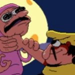 Pissino Strangling Pink Guy meme