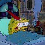 SpongeBob alarm clock looking