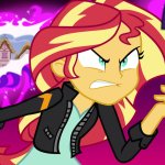 Sunset Shimmer is mad