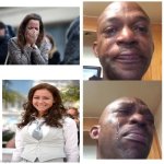 Long brown hairs isn't the same | image tagged in crying man | made w/ Imgflip meme maker