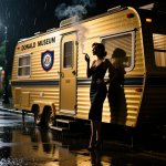 Donald Trump Golden Trailer Museum Hooker Prostitute