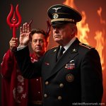 Donald Trump Nazi Satan worshiper Devil