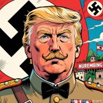 Donald Trump as Adolf Hitler Nazi Dictator