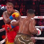 Jake Paul getting beat up by Anthony Joshua