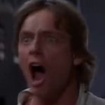 Luke Skywalker shocked meme