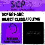SCP-681-ARC