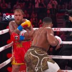 Jake Paul boxing in the corner