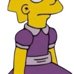 Lisa In her purple church clothes