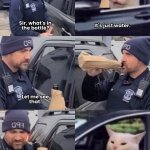 traffic stop water to wine