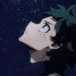 Deku looking