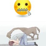 Mouth Zipped Long Neck