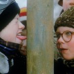A Christmas Story tongue stuck