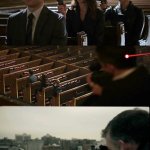 People holding behind back