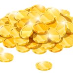Gold coins