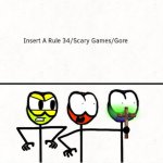 The Stickfigures Reaction to Blank (Free Use)