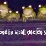 The Europeans shall decide your fate